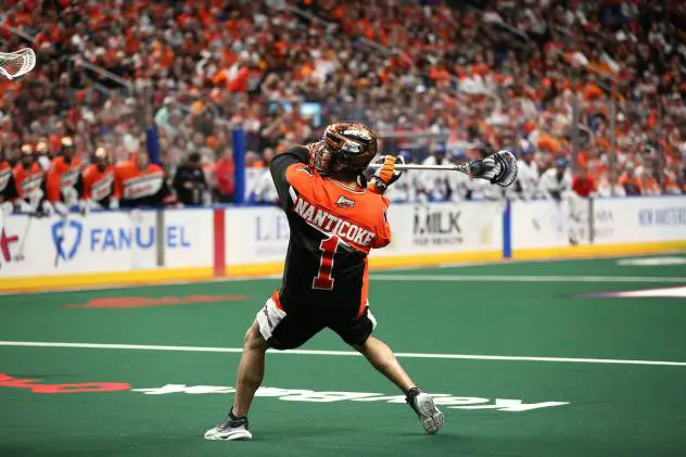 Buffalo Bandits forward Tehoka Nanticoke